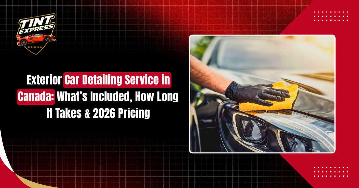 Exterior Car Detailing Service in Canada